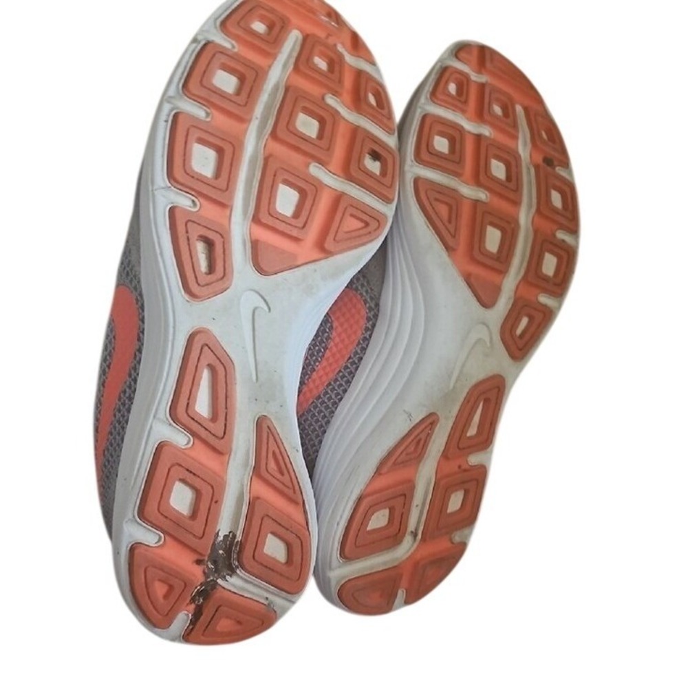 Nike Revolution 3 Women Running Shoes Wolf Grey Hyper Orange 8.5 819303 002 Gym - Picture 9 of 9